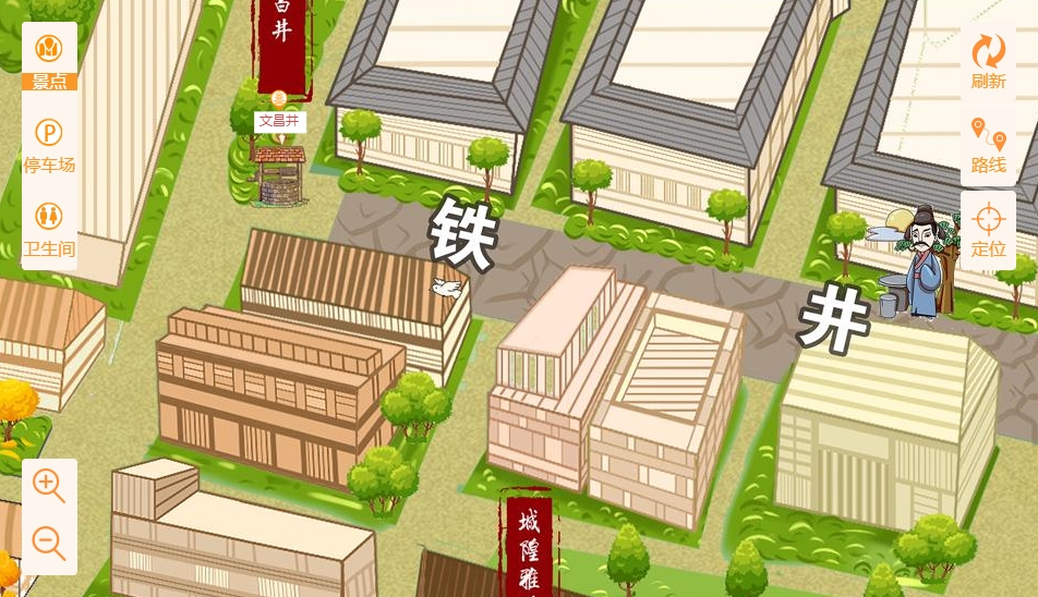 梧州智慧景区：手绘地图与语音导览的完美融合